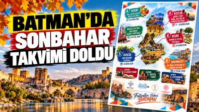 Batman&rsquo;da sonbahar takvimi doldu
