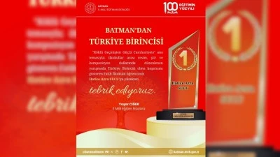 BATMAN’DAN TÜRKİYE BİRİNCİLİĞİ GURURU