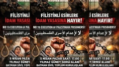 BATMAN FİLİSTİN İ&Ccedil;İN TEK SES OLACAK