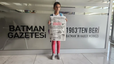 BATMAN GAZETESİ’NE MİNİK ZİYARETÇİ