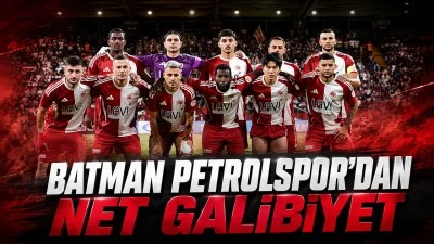 BATMAN PETROLSPOR&rsquo;DAN NET GALİBİYET
