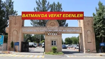 BATMAN TAZİYE DEFTERİ/9-10 EKİM 2025