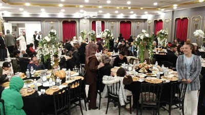 BİR KALP BİR UMUT DERNEĞİ&rsquo;NDEN YETİM AİLELERE İFTAR