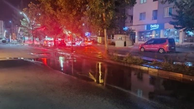 BOŞA AKAN SUYA VATANDAŞ TEPKİLİ