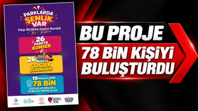 BU PROJE 78 BİN KİŞİYİ BULUŞTURDU