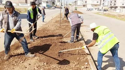 BULVARDA PEYZAJ SEFERBERLİĞİ