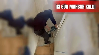 CAMİ TUVALETİNE D&Uuml;ŞT&Uuml;, EKİPLER SEFERBER OLDU