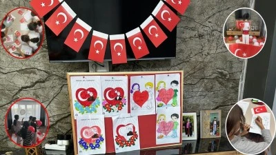 CUMHURİYET COŞKUSU MİNİK KALPLERDE