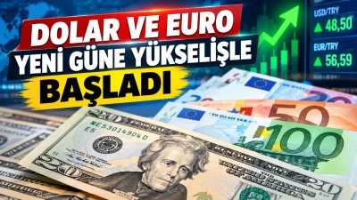 Dolar ve euro yeni g&uuml;ne y&uuml;kselişle başladı