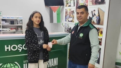 ESMA, İLK BURSUNU GAZZE’YE GÖNDERDİ