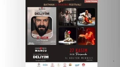 FESTİVALDE SON PERDE MANCU’DAN TEK KİŞİLİK PERFORMANS