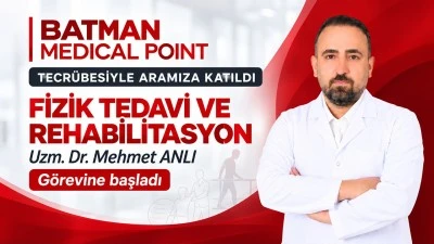 Fizik Tedavi Uzmanı Mehmet Anlı g&ouml;reve başladı