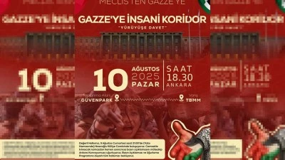 GAZZE İÇİN ANKARA'YA DESTEK KONVOYU