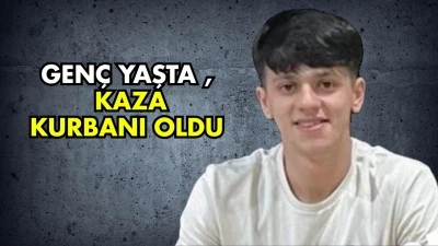 GENÇ SÜRÜCÜ KAZADA HAYATINI KAYBETTİ