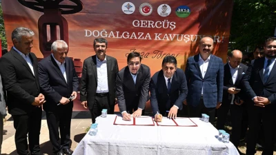 GERCÜŞ DOĞALGAZA KAVUŞUYOR