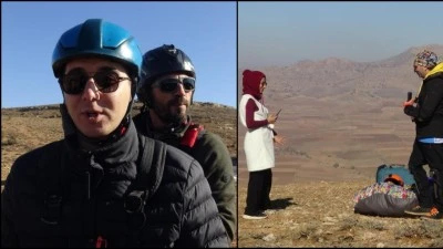 GERCÜŞ’TE YAMAÇ PARAŞÜTÜ KEYFİ