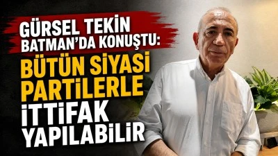 G&Uuml;RSEL TEKİN BATMAN&rsquo;DA KONUŞTU: