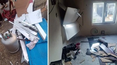 YAŞLI KADIN PARLAYAN GAZLA YARALANDI