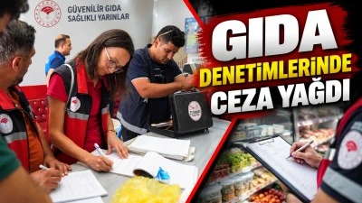 GIDA DENETİMLERİNDE CEZA YAĞDI