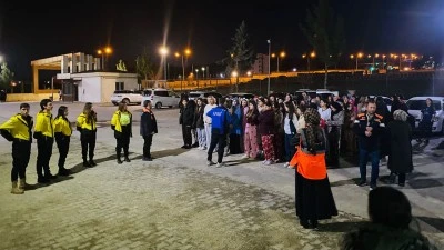 YURTLARDA DEPREM TATBİKATI