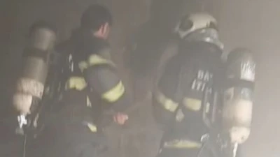 MARKET YANGININDA BÜYÜK  HASAR OLUŞTU