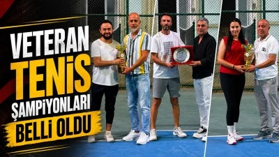 VETERAN TENİS ŞAMPİYONLARI BELLİ OLDU