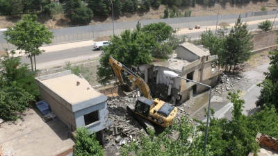 İLUH DERESİ II. ETABINDA YIKIMLAR BAŞLADI