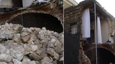 TAŞ YAPI YAĞIŞA DAYANAMADI