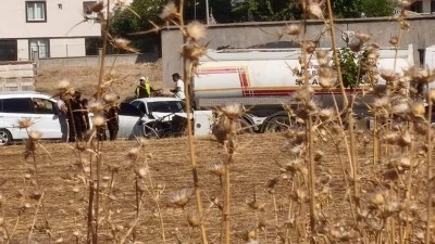 SANAYİ YOLUNDA KORKUTAN KAZA: 3 YARALI