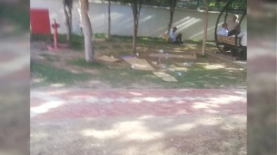 HASTANE BAHÇESİNİ TEMİZ TUTALIM