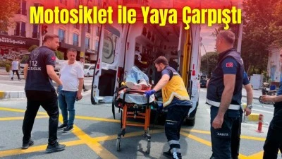 MOTOSİKLET KAZASI CAN YAKTI