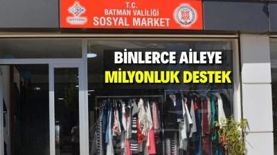 SOSYAL MARKET’TEN 85 MİLYON TL’LİK YARDIM