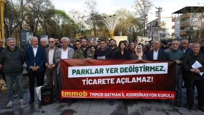 TMMOB&rsquo;DEN İMAR PLANI TEPKİSİ: