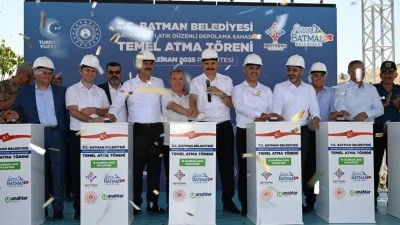 BATMAN KATI ATIK DEPOLAMA TESİSİNİN TEMELİ ATILDI