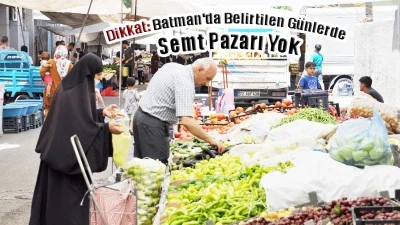BELEDİYE’DEN SEMT PAZARI DUYURUSU