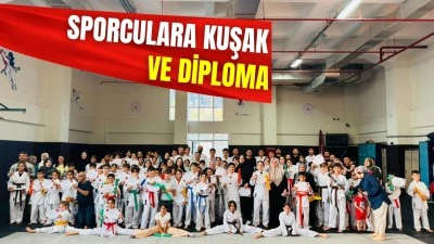 120 KARATECİ KUŞAK ATLADI!