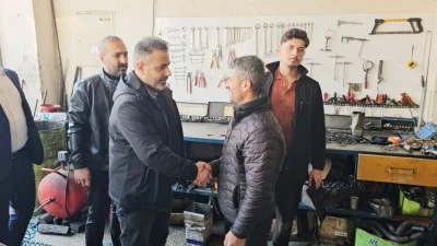 BAŞKAN &Ccedil;ETİN, SAHADA &Ccedil;ALIŞMALARINI S&Uuml;RD&Uuml;R&Uuml;YOR