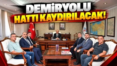 DEMİRYOLU HATTI KAYDIRILACAK!