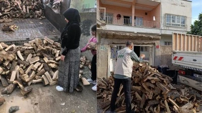 İHH BATMAN 20 TON ODUN DAĞITTI