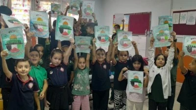 GERCÜŞ'TE GAZZE İÇİN FARKINDALIK ETKİNLİĞİ