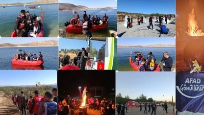 AFAD’DAN SU ÜSTÜ ARAMA VE KURTARMA TATBİKATI
