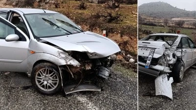 OTOMOBİL YOLDAN &Ccedil;IKTI: 1 YARALI