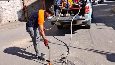 18 BİN BACA VE KANALİZASYON GİDERİ İLAÇLANIYOR