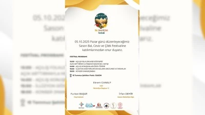 BAL, CEVİZ VE ÇİLEK FESTİVALİ BAŞLIYOR