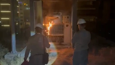 ELEKTRİK TRAFOSU ALEV ALDI