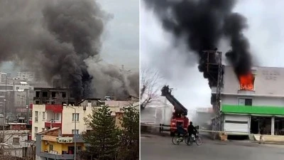 CUDİ MAHALLESİ&rsquo;NDE EV YANGINI