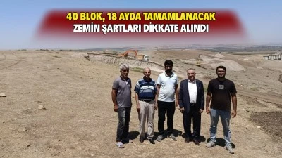 EKMEN: İNŞAAT YOĞUN VE PLANLI ŞEKİLDE SÜRÜYOR