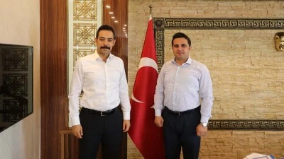 KAYMAKAM UZUN&rsquo;DAN KAYMAKAM B&Ouml;Y&Uuml;K&rsquo;E ZİYARET