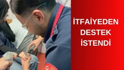 MİNİK PARMAĞI KURTARILDI 