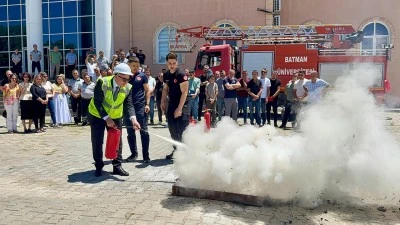 YANGIN RİSKİNE KARŞI EĞİTİM VE TATBİKAT EL ELE